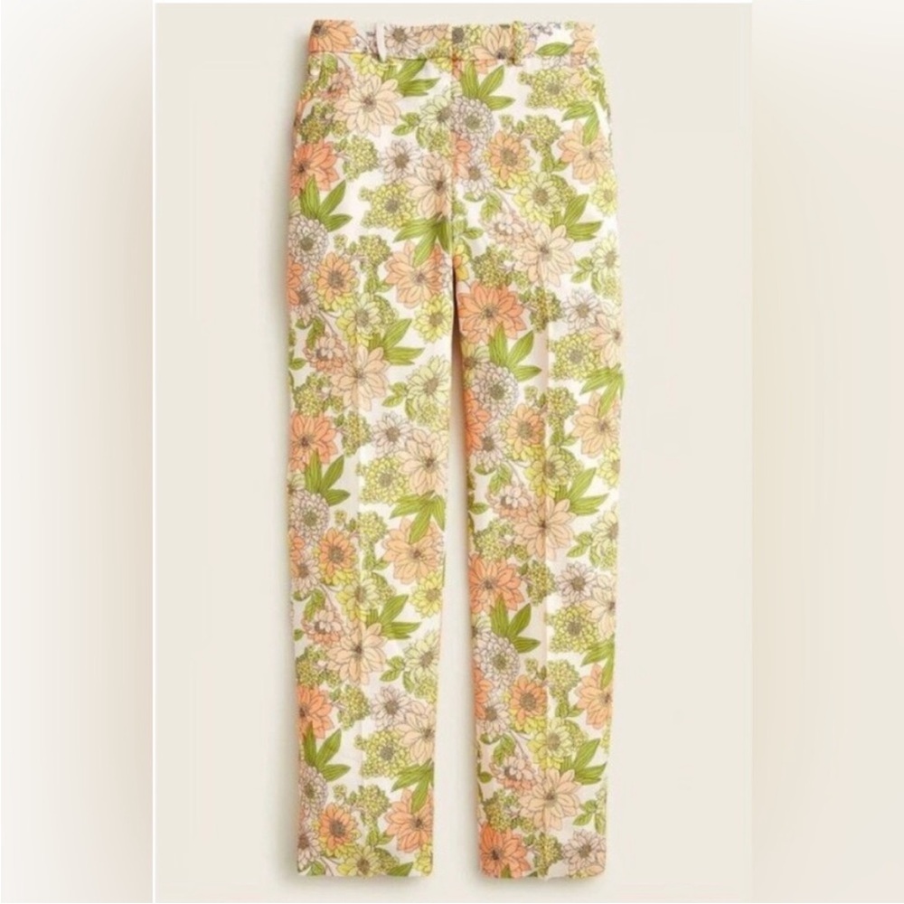 J crew drapey cupro floral pants